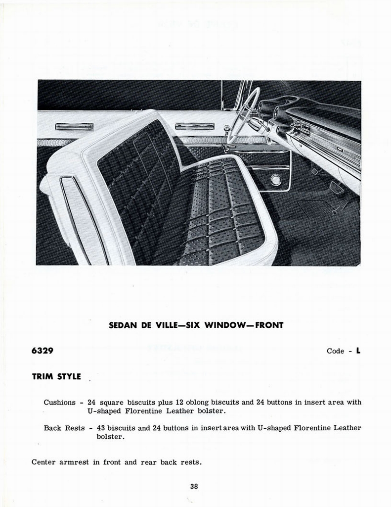 1960 Cadillac Optional Specifications Manual Page 31